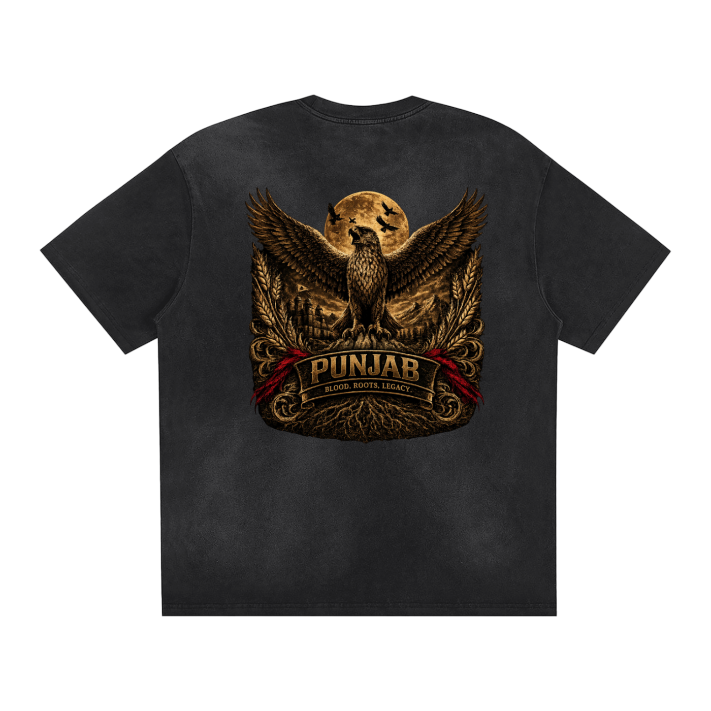 Blood Roots Legacy - Falcon Sunfaded T-Shirt