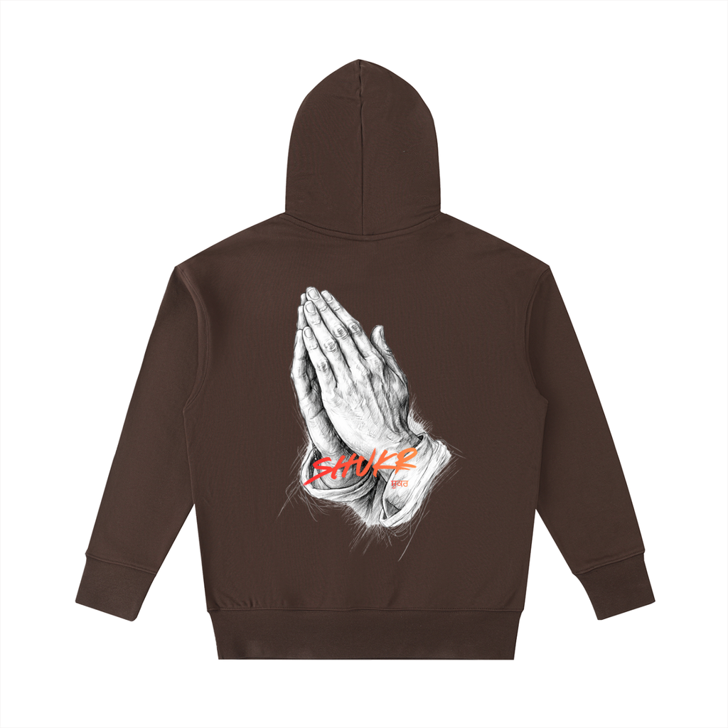 Hands in Shukr Hoodie